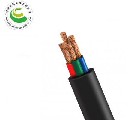 4芯  YZ 4*1.0mm²--4*35mm² 中型橡套软电缆 国标铜芯低压电缆