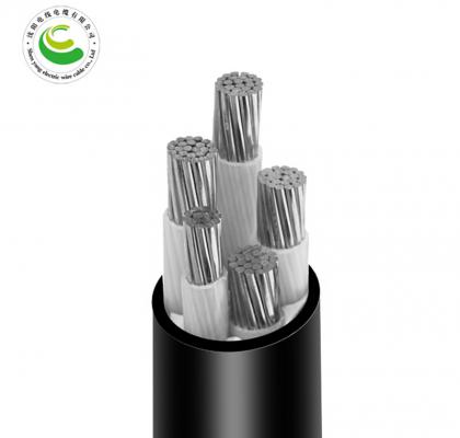 4+1芯  ZR-YJLV 4*10+1*6mm²--3*300+1*150mm² 铝芯交联聚乙烯绝缘聚氯乙烯护套线电力电缆