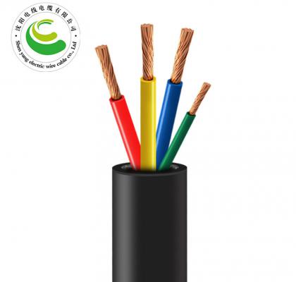 3+1芯  YC  3*1.5mm²+1*1.0mm²--3*150mm²+1*50mm²  铜芯电缆 通用橡套电缆